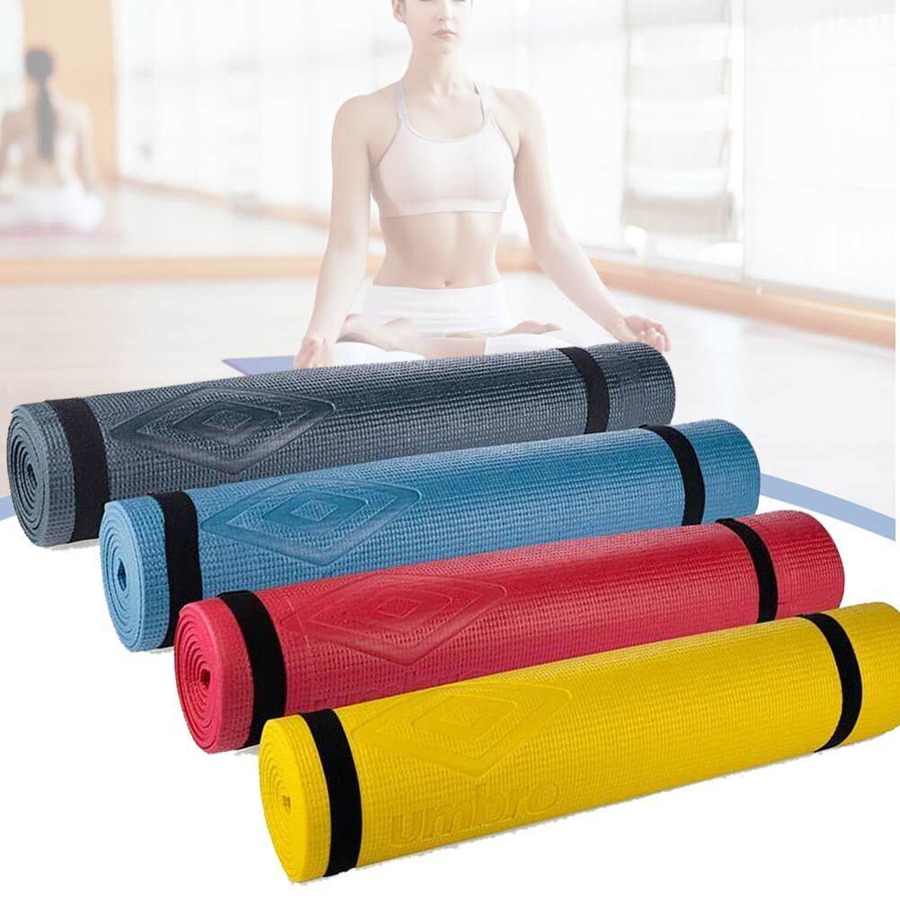 Tappetino Yoga Antiscivolo 175 X 60 Cm Ideale X Palestra Umbro 4 Colori Assortit