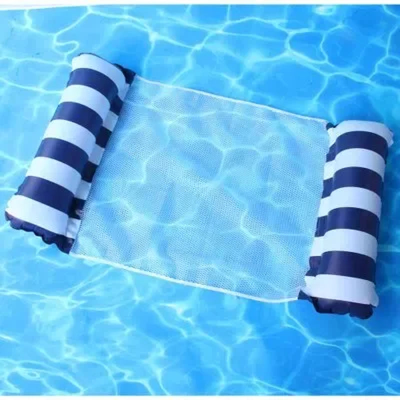 Summer Inflatable Foldable Floating Row Swimming Pool Water Hammock Air Mattresses Bed Beach Pool Toy Water Lounge Chair