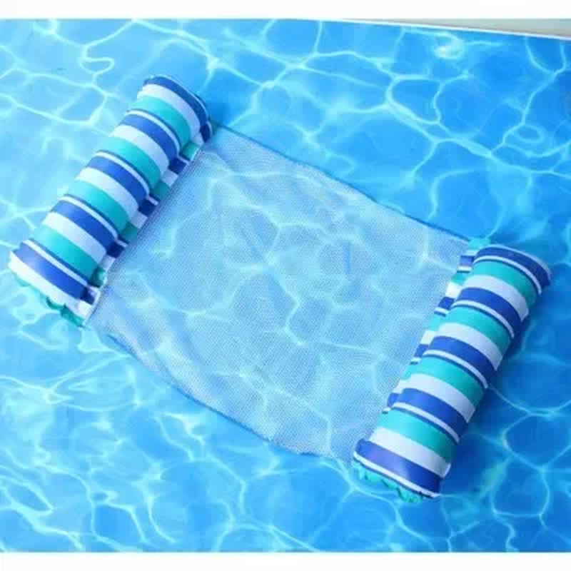 Summer Inflatable Foldable Floating Row Swimming Pool Water Hammock Air Mattresses Bed Beach Pool Toy Water Lounge Chair